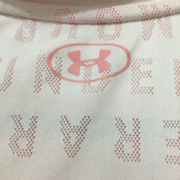 Under Armour short sleeve pink all over print t-shirt size medium - Picture 5 of 6